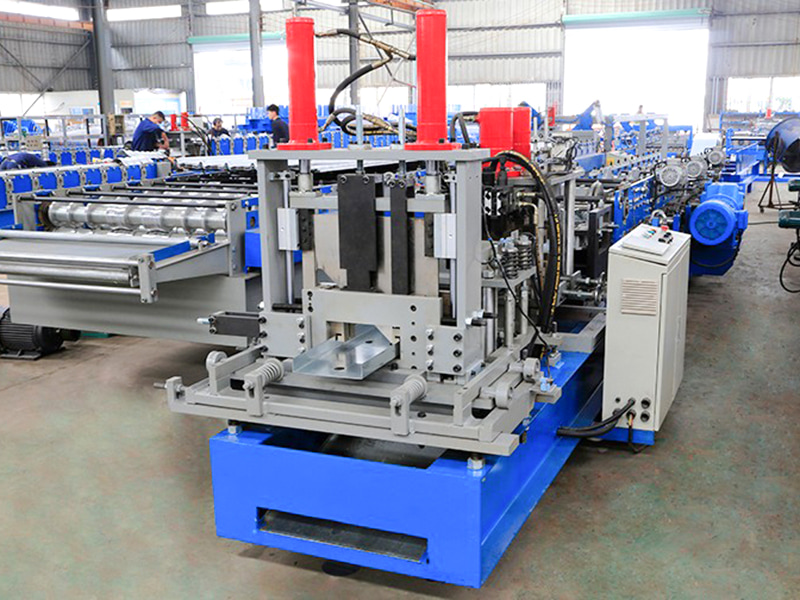 80-300 Type helautomatisk CU Purlin Roll Forming Machine