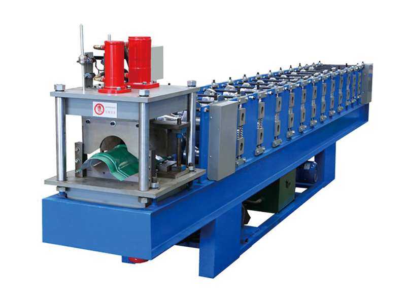 YX112-300 Sterk holdbarhet Roof Ridge Cap Roll Forming Machine